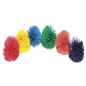 Sportime 3-1/2 in Rub-R-String Balls, Set of 6