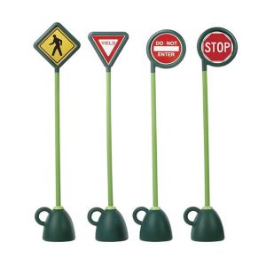 Italtrike Road Sign Set, 60-1/4 in, Set of 4