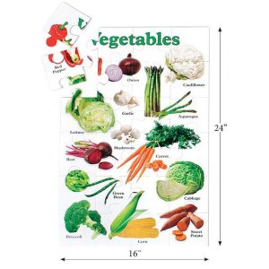 SI-Manufacturing Inside-View Vegetable Floor Puzzle