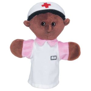 Get Ready Kids African American Nurse Hand Puppet