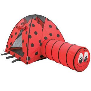 Pacific Play Tents Ladybug Print Tent and Tunnel