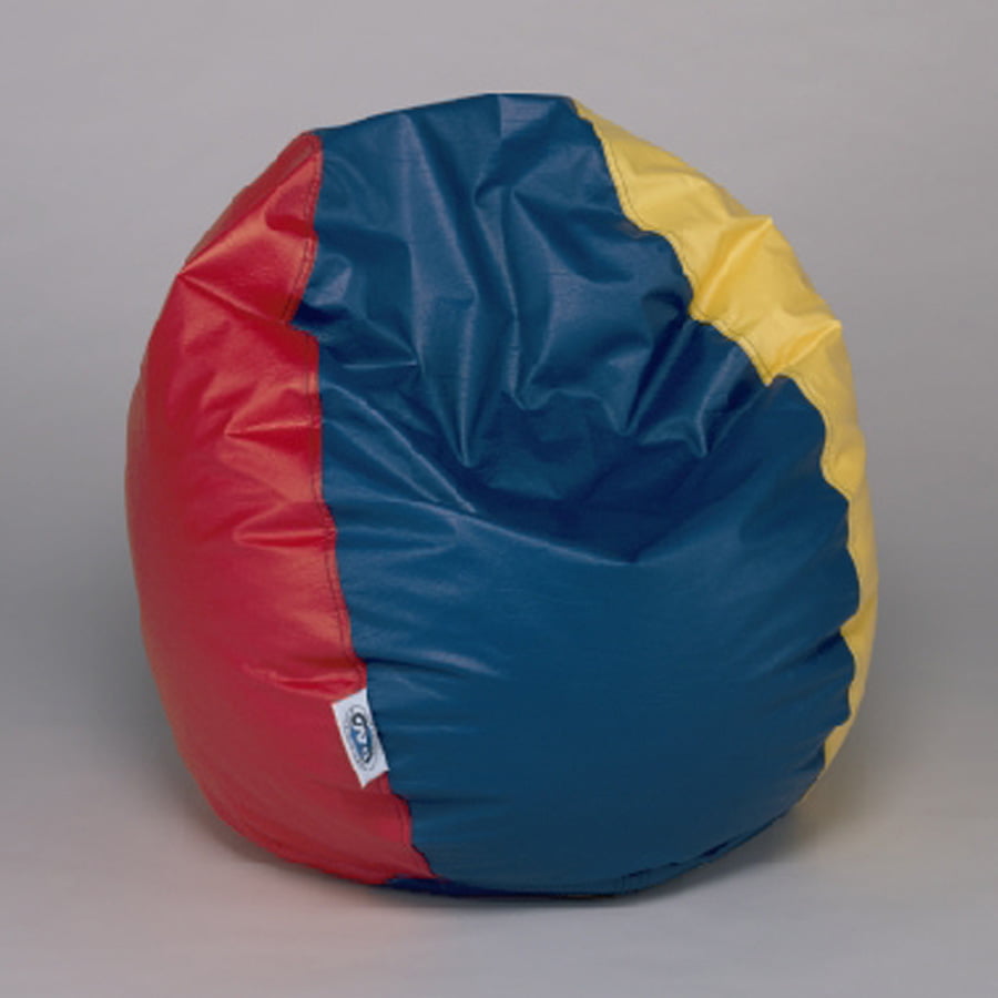 Tri-Color Bean Bag Chair (32 inch diameter)