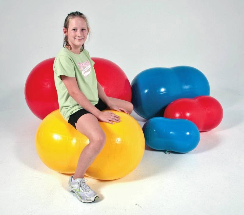 Sportime Physio-Roll Exercise Ball (33 inch - Red)