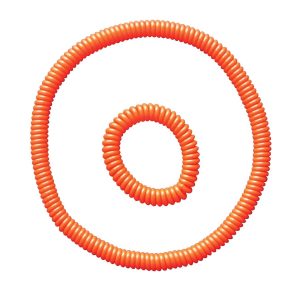 "Chew"lery Chewable Jewelry - Set of 2 - Orange