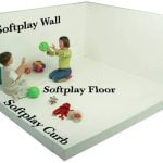 Softplay Floor (24" x 48" x 4", White Buildable Whiteroom)
