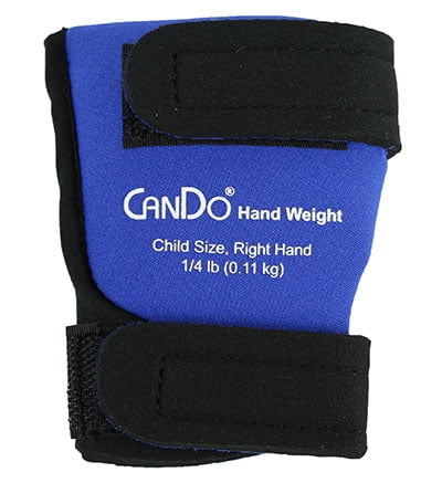 CanDo Palm Weights, Child Size Right Hand, 1/4 pound