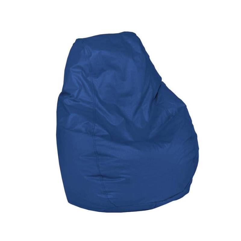 High Back Bean Bag Chair (Child Size - Blue)