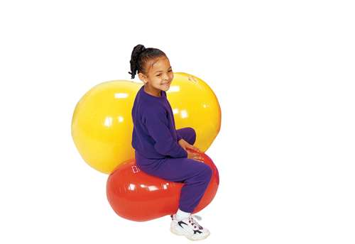 Gymnic 15-3/4 in Physio-Roll Ball, Red