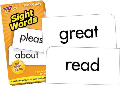 Trend Sight Words Flash Cards - Set of 96