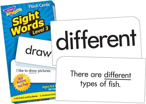 Trend Leveled Sight Words Level 3 Flash Cards - Set of 96
