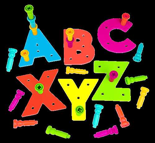 Lauri A to Z Uppercase Pegboards