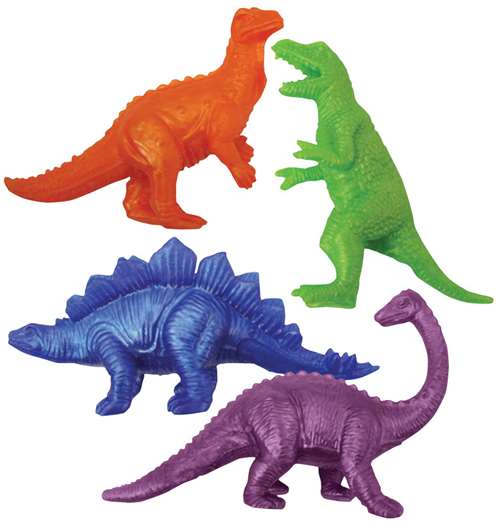 Dinosaurs Stretchy Fidget Set, Assorted Color, Set of 4