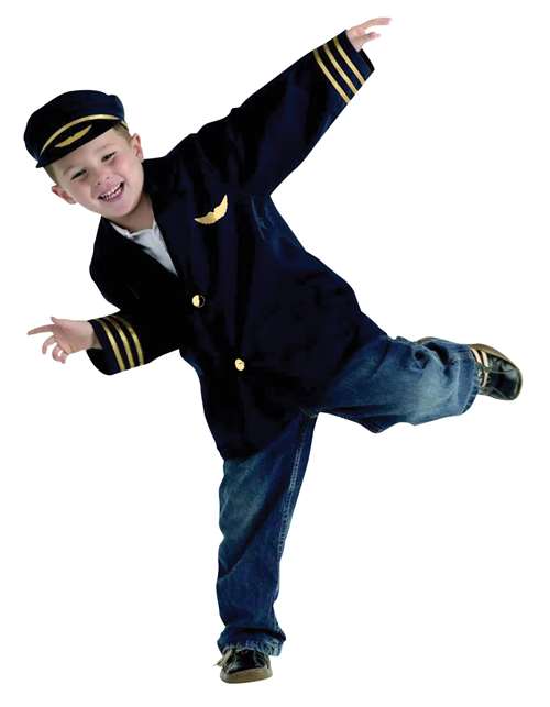 Brand New World Airline Pilot Career Costume