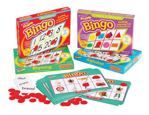Childcraft Bingo Game Set, Set of 4
