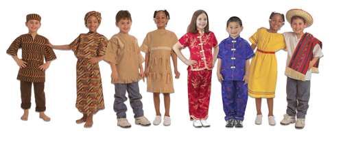 Childcraft Multi-Cultural Costume Set