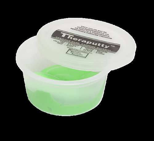 Green Apple Scented Medium Resistance Theraputty - 2 Ounces - Green