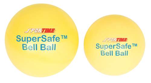 Sportime 5-1/2 in SuperSafe Bell Ball, Yellow