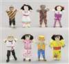 Children's Factory Ethnic Hand Puppets, Set of 8