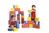 Childcraft Corrugated Blocks, Blue, Red and Yellow, Set of 84