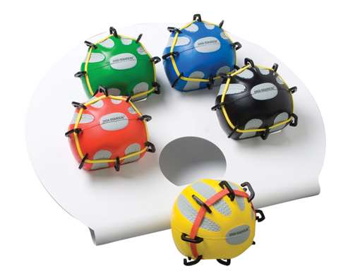 Fabrication Enterprises CanDo Digi-Extend n' Squeeze Exerciser Set with Stand, Large, Set of 5