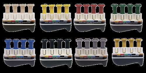 Fabrication Enterprises CanDo Digi-Flex Hand Exerciser Set, Set of 8
