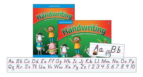 Perfection Learning Benson Handwriting Slant Manuscript Teacher Package, Grade 1