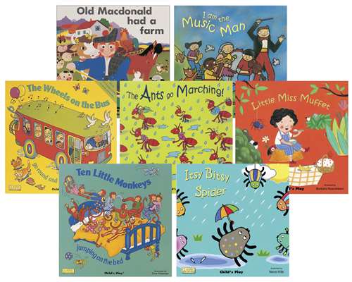 Childcraft Classic Big Book Set 1 with CD, 17 x 17 in, Set of 8