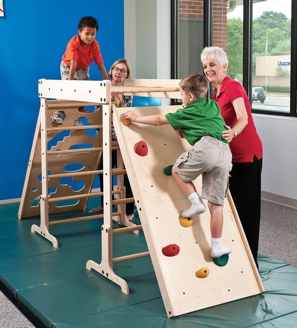 Rock Wall for Jungle Gym
