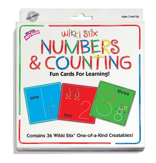 Wikki Stix Numbers Cards Set