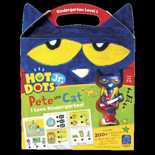 Hot Dots Jr. Pete the Cat I Love Kindergarten! Set, Ages 5 and Above