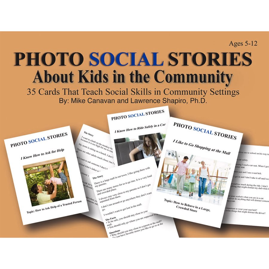 Social Stories Cards About Kids in the Community