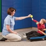 Scooter Board and Backrest w/ Straps