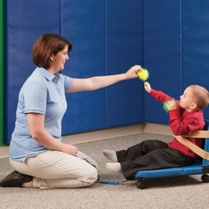 Scooter Board and Backrest w/ Straps