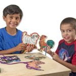 Melissa & Doug Farm Animals Lace and Trace Panel