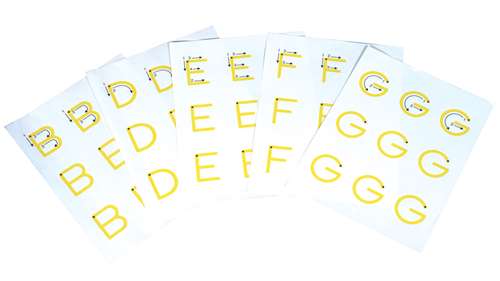 Abilitations Hi-Write Upper Case Alphabet Paper, 104 Sheets/Pad