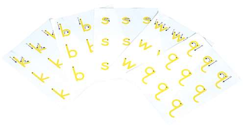 Abilitations Hi-Write Lower Case Alphabet Paper, 104 Sheets/Pad
