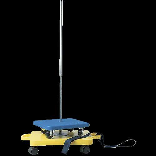 Champion Sports Scooter Stacker, 45 in L, 16 Scooters, Polypropylene, Yellow