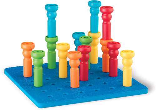 Lauri Tall Stacker Pegs and Pegboard Set