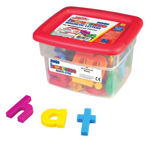Educational Insights Lowercase Magnetic Letters, Multiple Colors, Set of 42