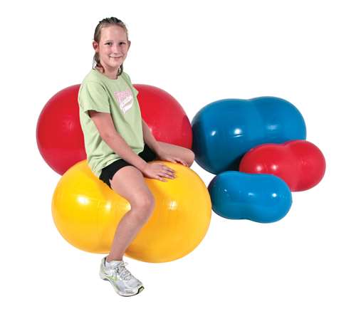Gymnic 33 in Physio-Roll Ball, Red