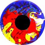 Multicolour Immiscible Liquid Projection Effect Wheel