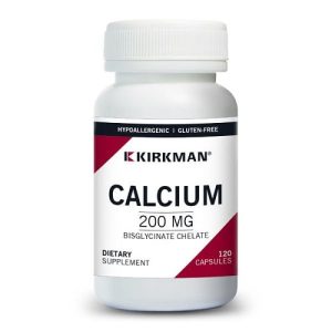 Calcium without Vitamin D 200 mg Capsules - 120 Caps