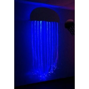 Superactive Fiber Optic Jellyfish