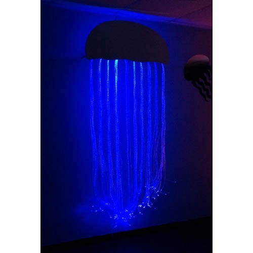 Superactive Fiber Optic Jellyfish
