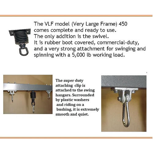 Large Sensory Swing Frame with Swivel - Image 4