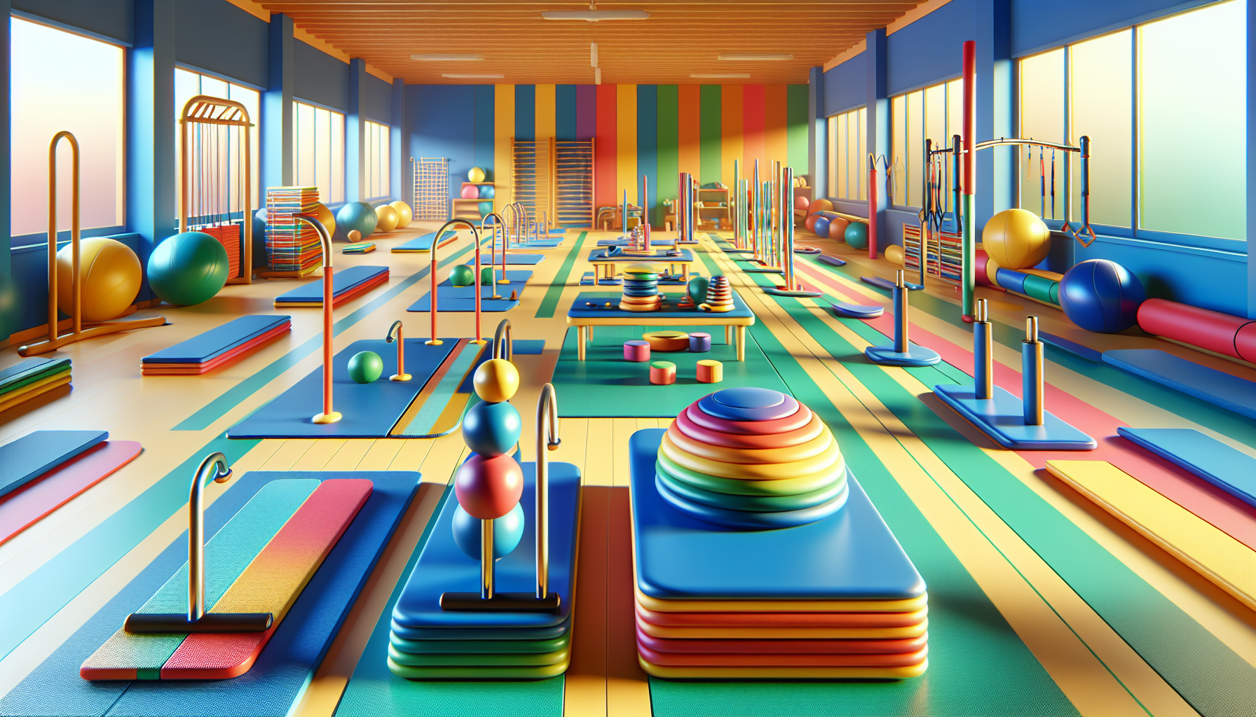 Balance Equipment for Schools: Boards, Beams, Cushions, and More